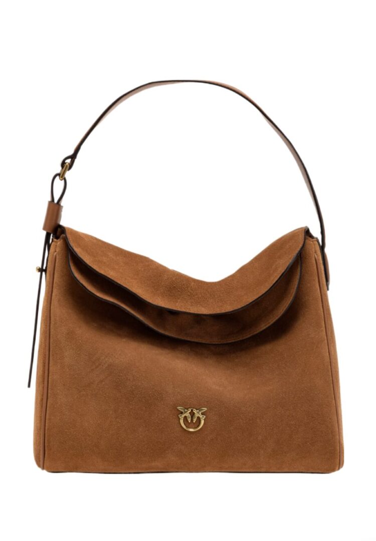 BIG LEAF BAG HOBO IN TUMBLED LEATHER