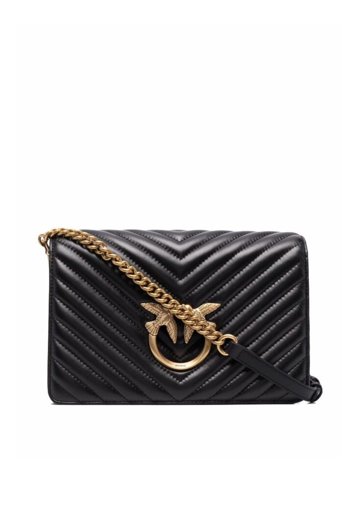 CLASSIC LOVE BAG CLICK CHEVRON – black