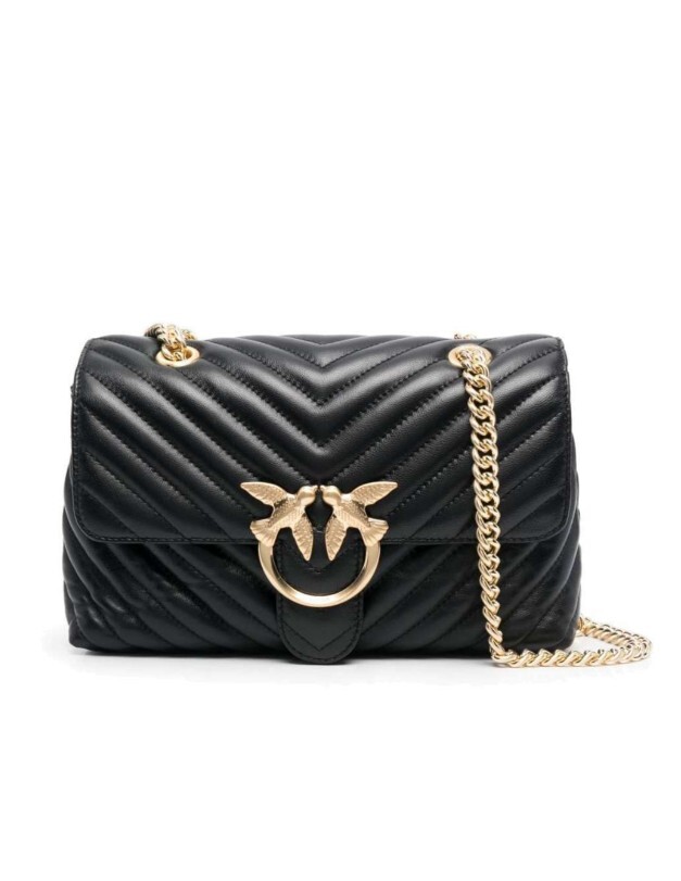 LADY LOVE BAG PUFF - black/gold