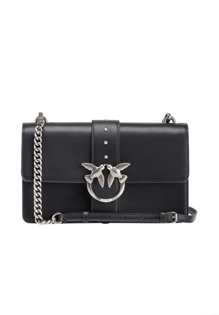 CLASSIC LOVE BAG SIMPLY - black/silver