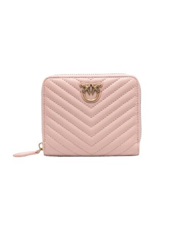 TAYLOR QUILTED WALLET - pink