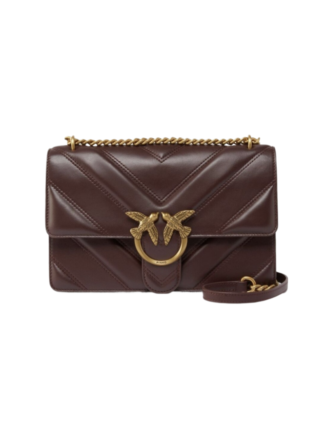 CLASSIC LOVE BAG ONE BIG CHEVRON - bordeaux